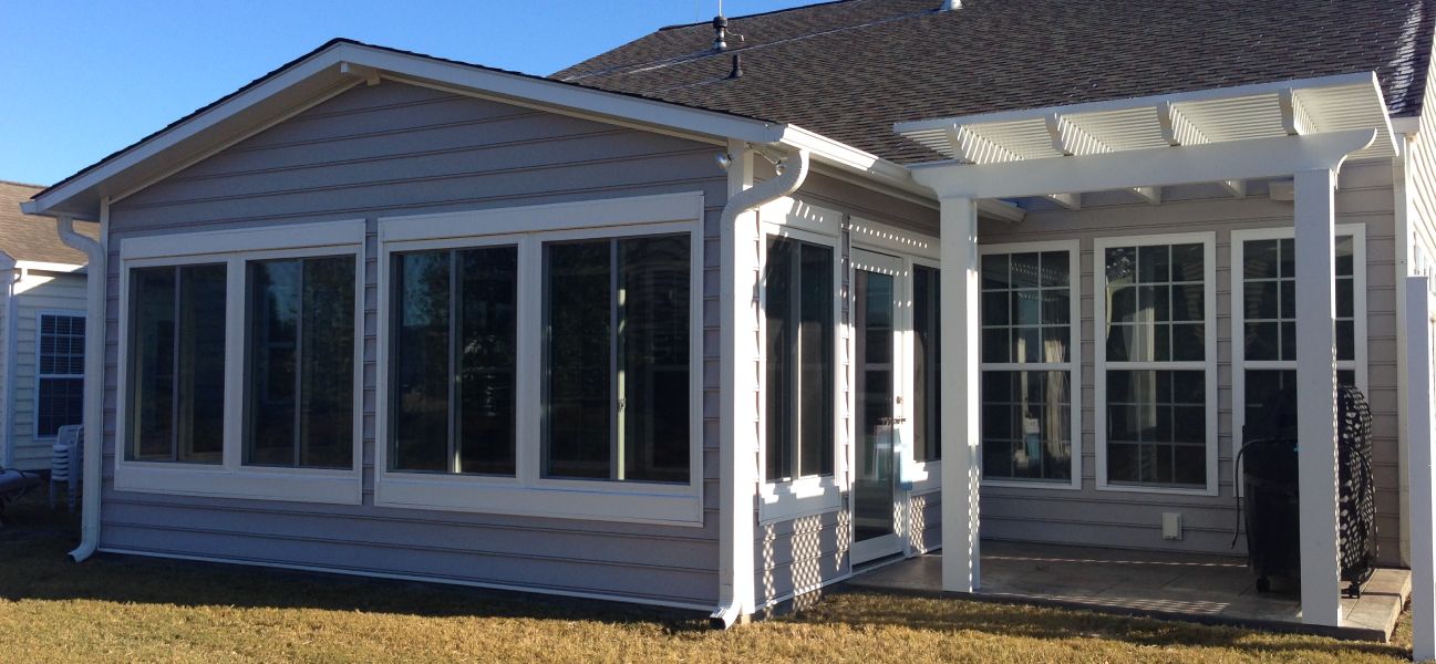 A sunroom addition at a Charleston, SC home